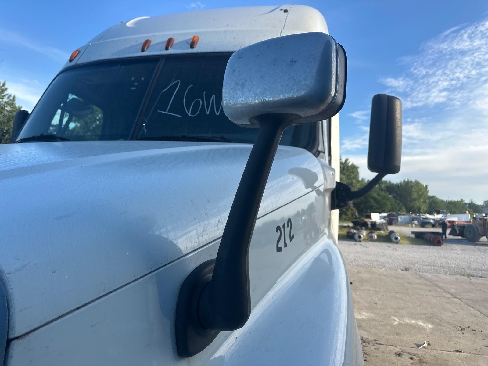 2008-2021 Freightliner CASCADIA Left/Driver Hood Mirror - Used