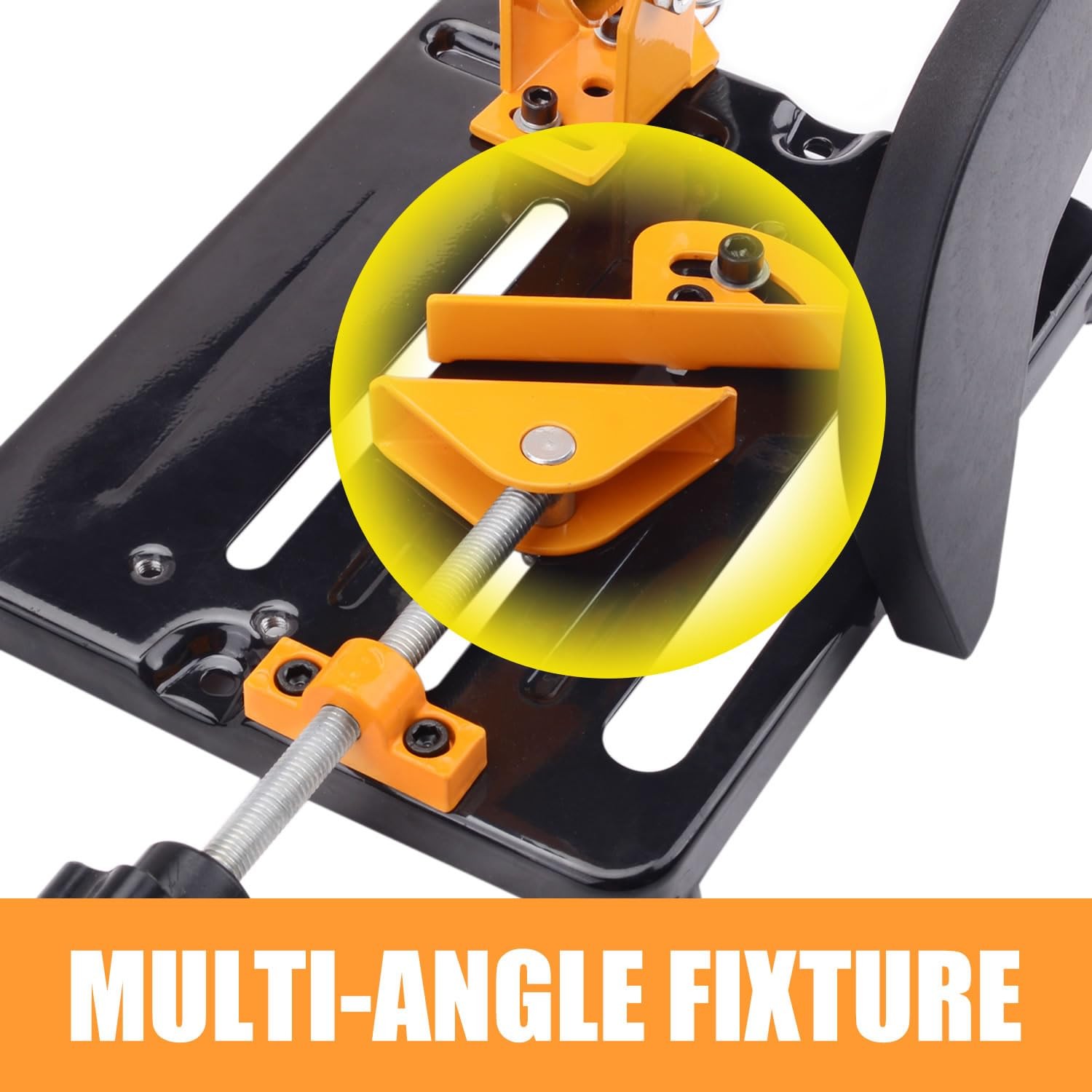 Adjustable Angle Grinder Stand with 45° Clamp & High-Strength Spring, Heavy-D...