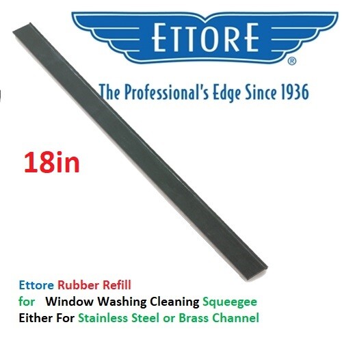 Ettore Replacement Genuine Squeegee Rubber Refill Window Washing Clean 6in ~22in