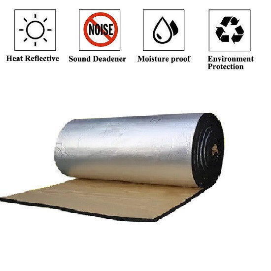 4X12 REFLECTIVE PEEL STICK Heat Shield Sound Deadener Car Insulation Thermal Mat