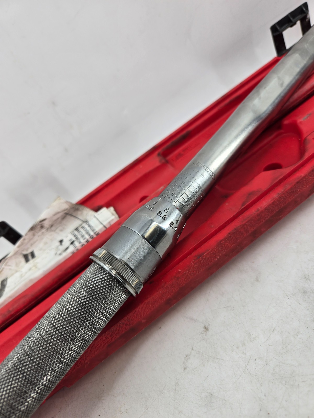 Matco Tools T150FR 1/4" TORQUE WRENCH with Case