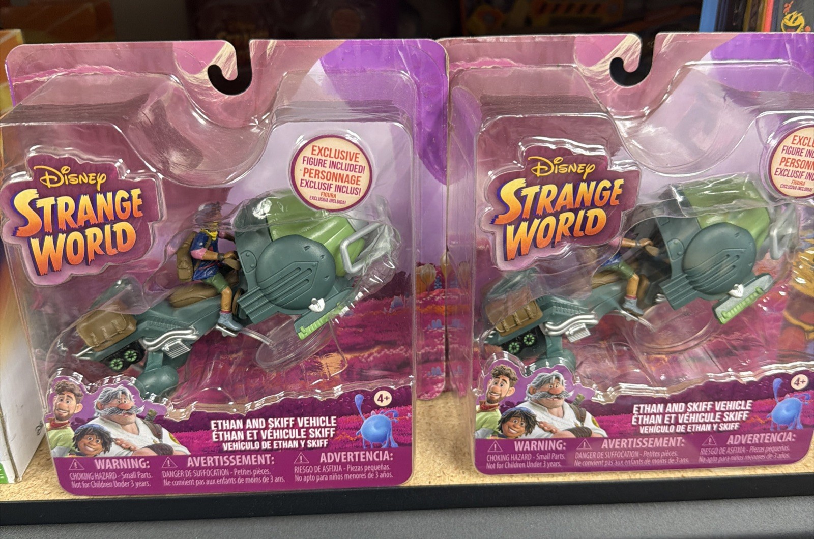 Disney Strange World Ethan and Skiff Vehicle Play Set  2 Pack