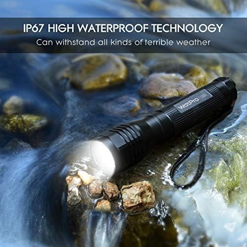 NewLight S3000 LED Flashlight High Lumens - Super Bright, Powerful, & Tactical