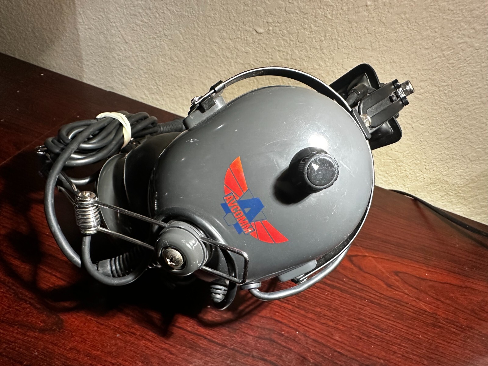 AVCOMM pilot headset AC-400S dual plug guaranteed 30 days