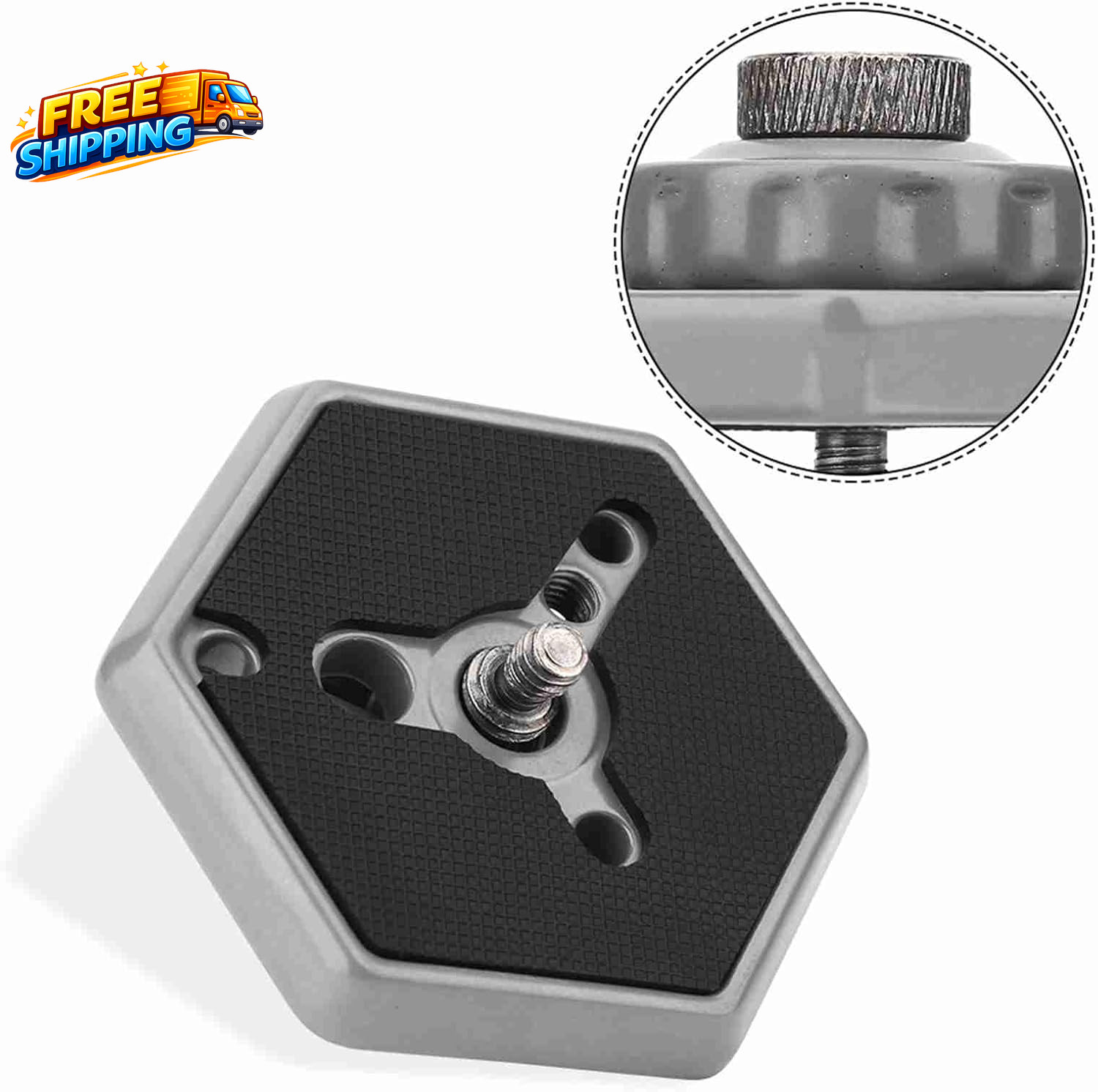 Hexagon Quick Release Plate for Tripod Camera Bogen Quick Release Quick Release