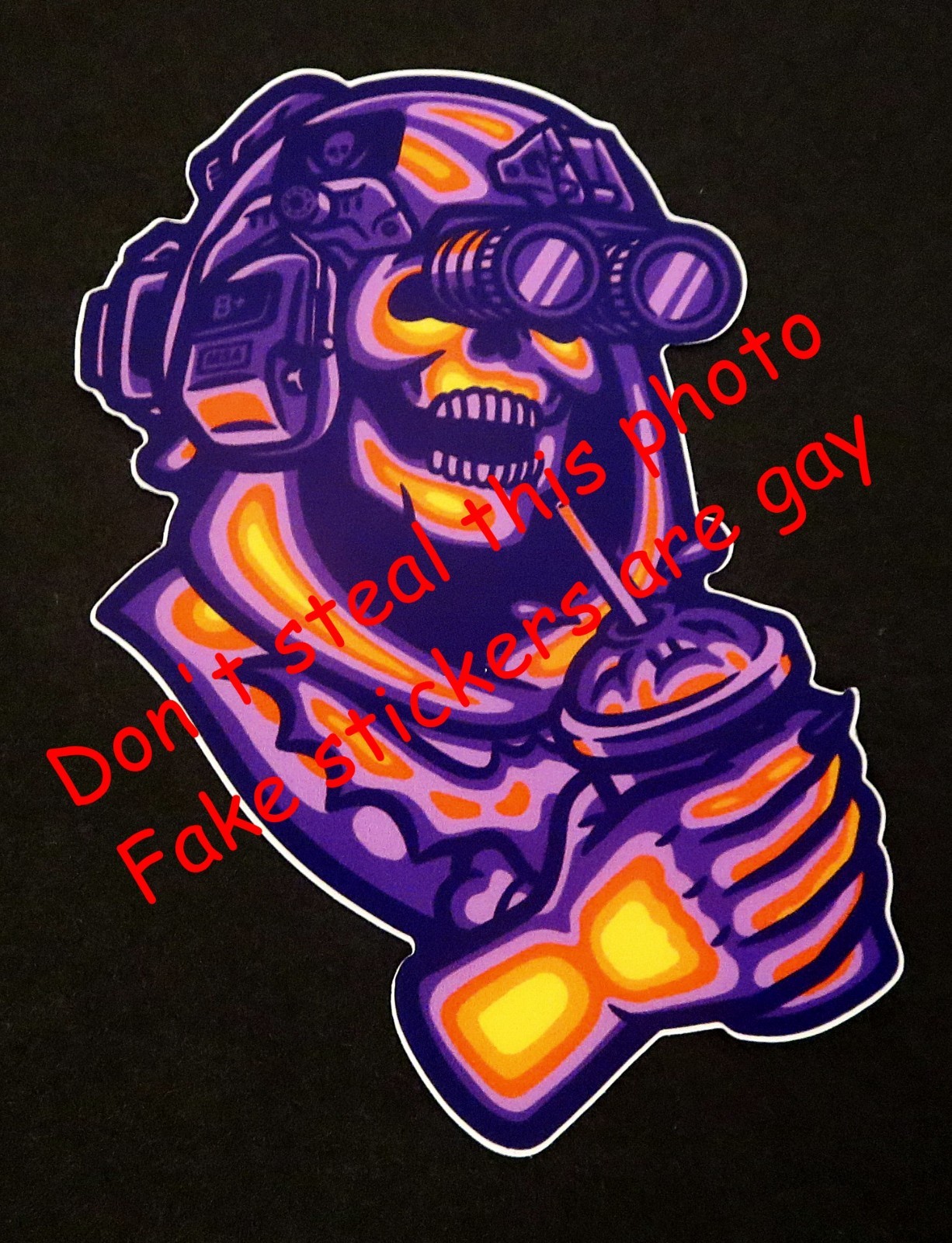 AUTHENTIC WASTELAND KOOKS MISFORTUNES V2 THERMAL STICKER WLK PREDATOR SLAP