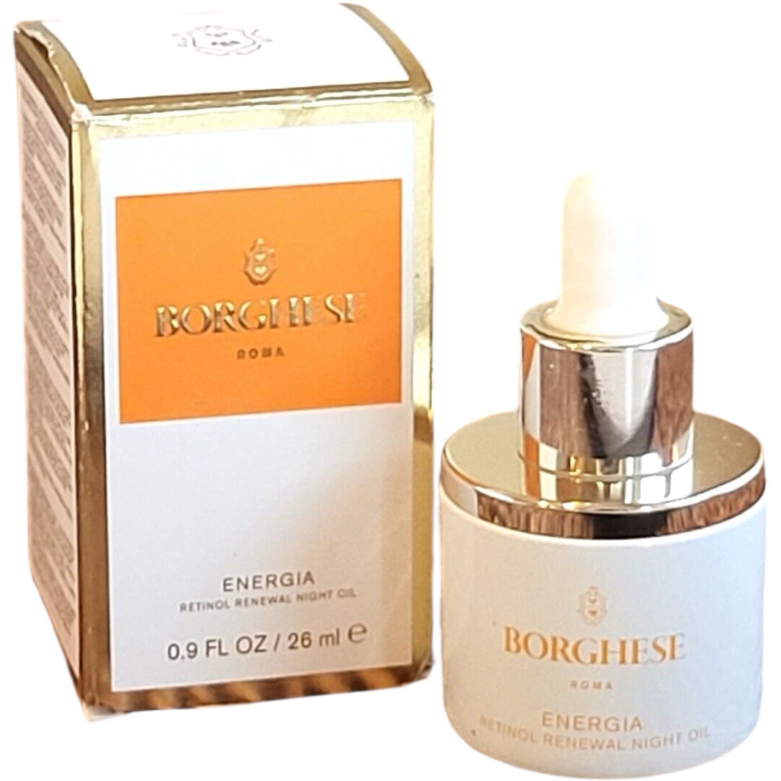 Borghese Energia Retinol Renewal Night Oil ~ 0.9 oz, 26 ml NIB   (M2