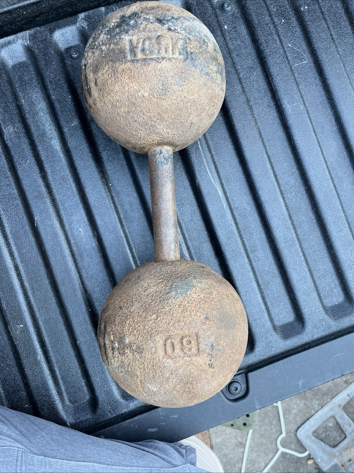 VTG York 60 Pound Globe Dumbbell
