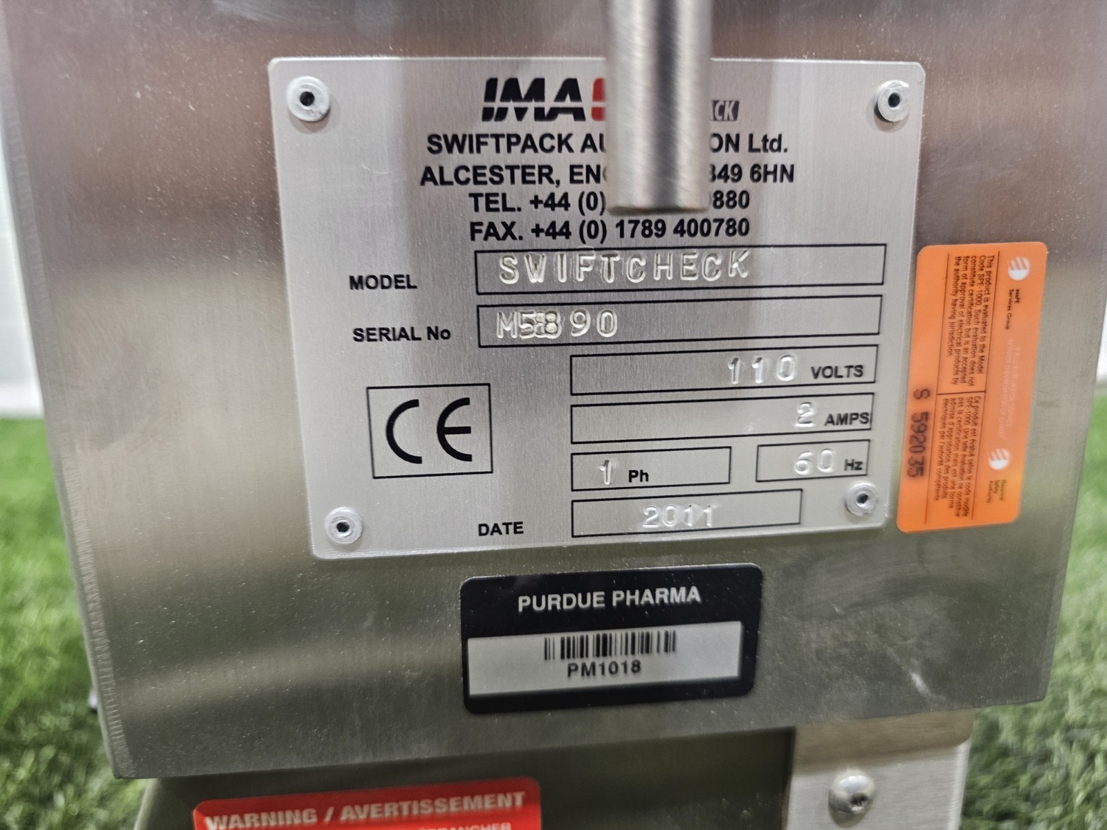 IMA Swiftpack Swiftcheck Pharma Tablet Capsule Checkweigher Inspection System