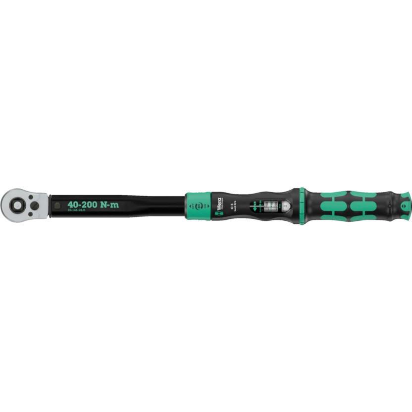 Wera Click-Torque Lock C 3 R/L Torque Wrench 40-200 Nm (05075695001)