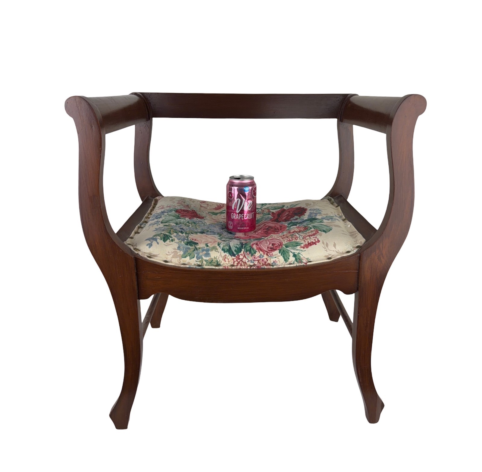 Antique Mahogany Bustle or Dressing Chair