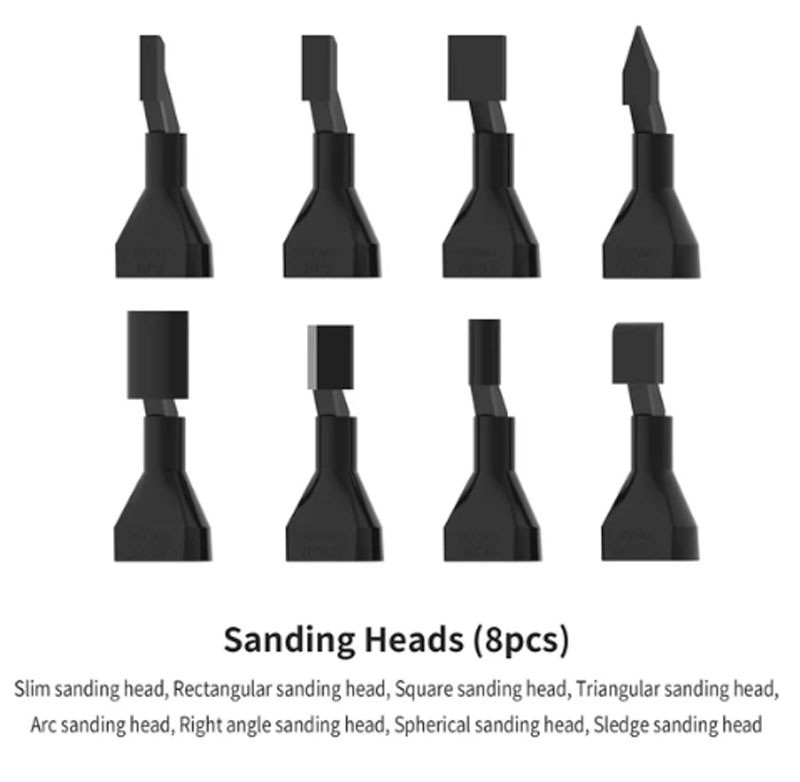 Dspiae #RA-10 Reciprocating Sander Replacement Heads (8) 0423