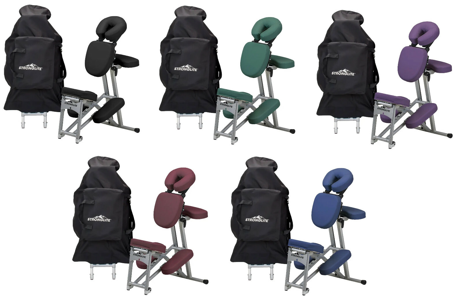 Stronglite Ergo Pro II Portable Massage Chair Package with Carry Case NEW