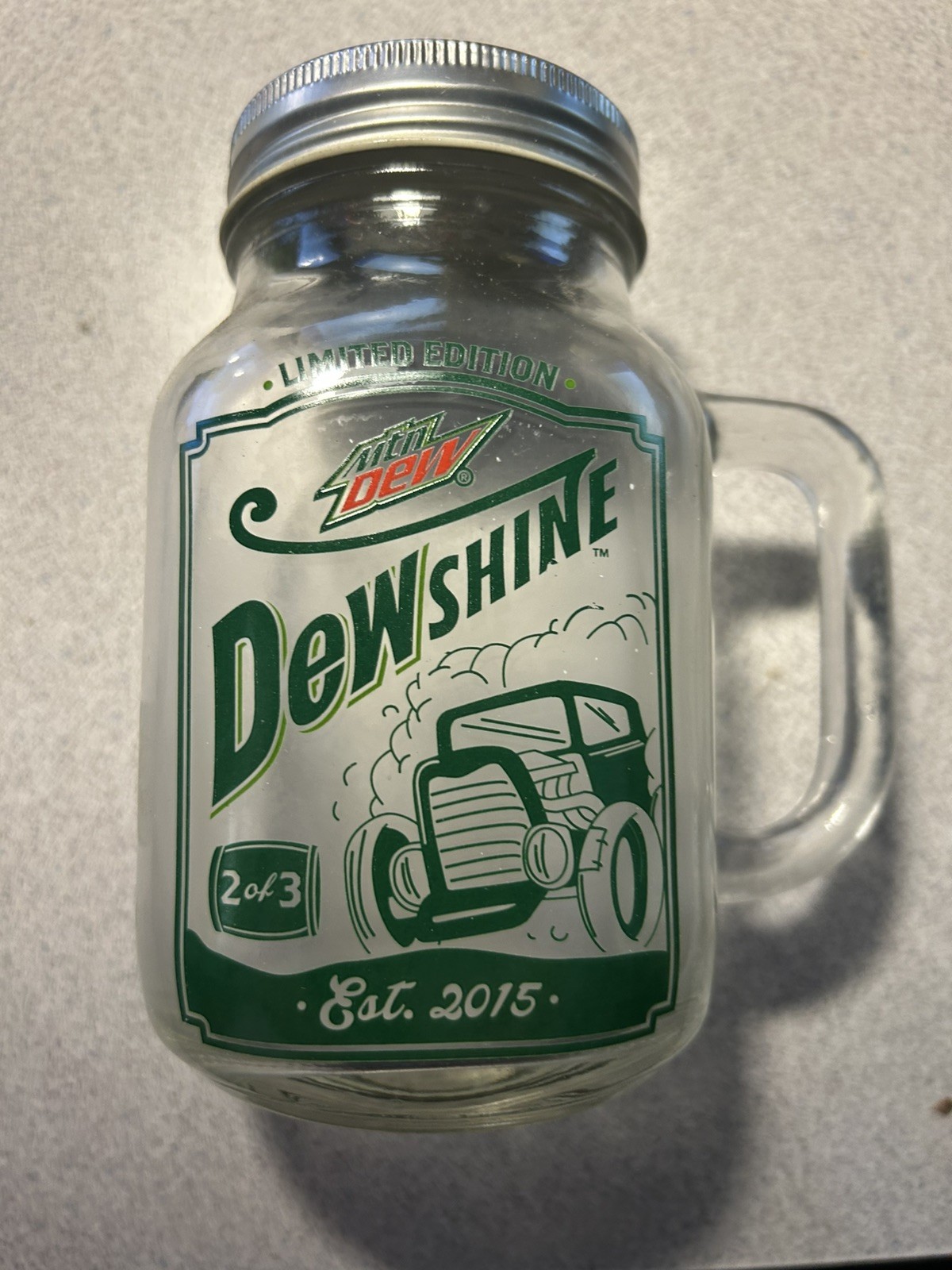 2015 Mountain Dew  Collectible DEWSHINE Jars  1 thru 3 Circle K