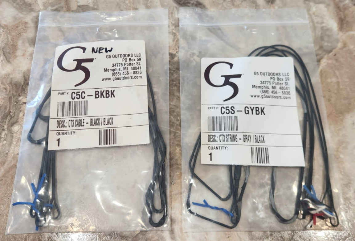 G5 Prime Logic CT3 OEM String and Cable Set - Silver and Black
