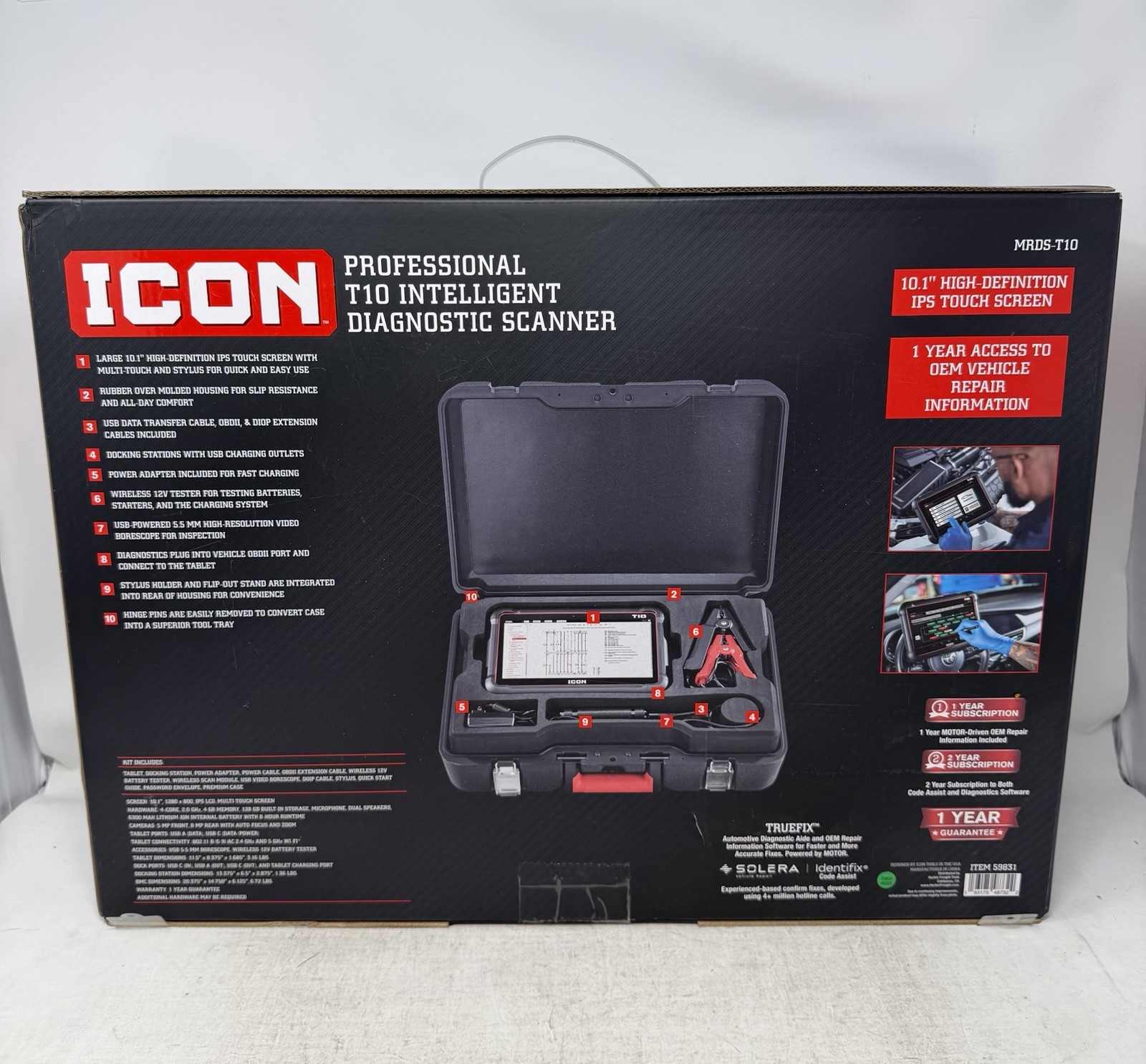 ICON T10 Professional Comprehensive Diagnostic Scanner MRDS-T10