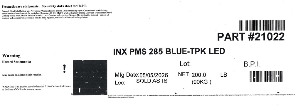 UV PMS 285 [200 LBS]