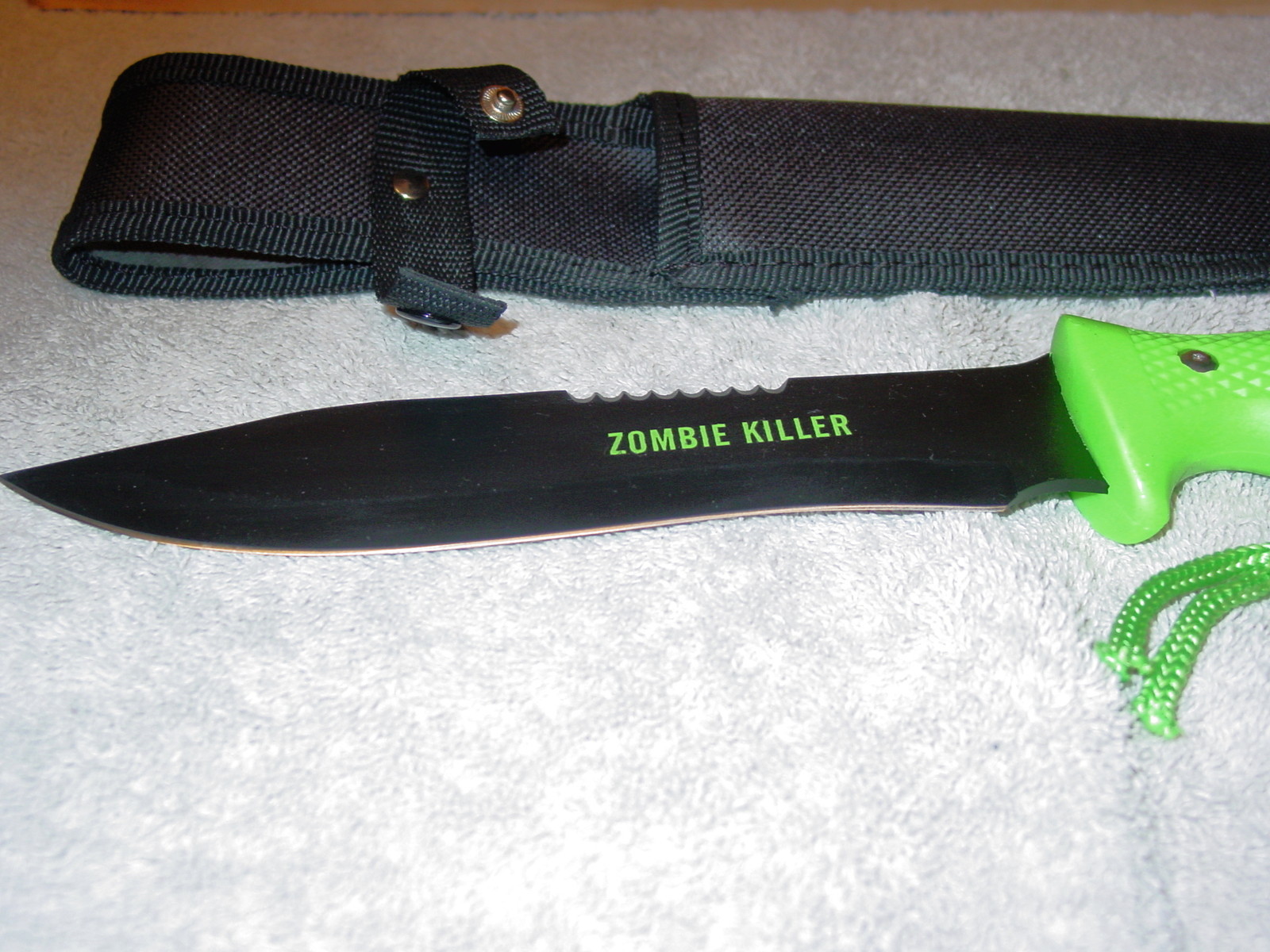 ZOMBIE KILLER SURVIVAL KNIFE DAGGER WITH SHEATH #4