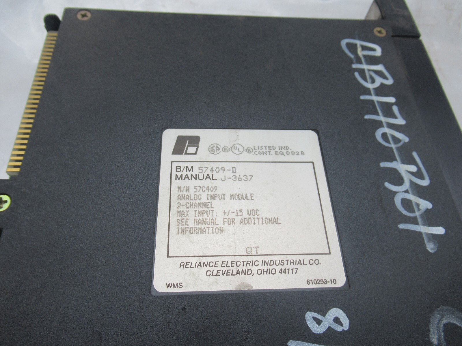 Reliance Electric ABB 57409-D Analog Input Module 57409 *GREAT CONDITION*