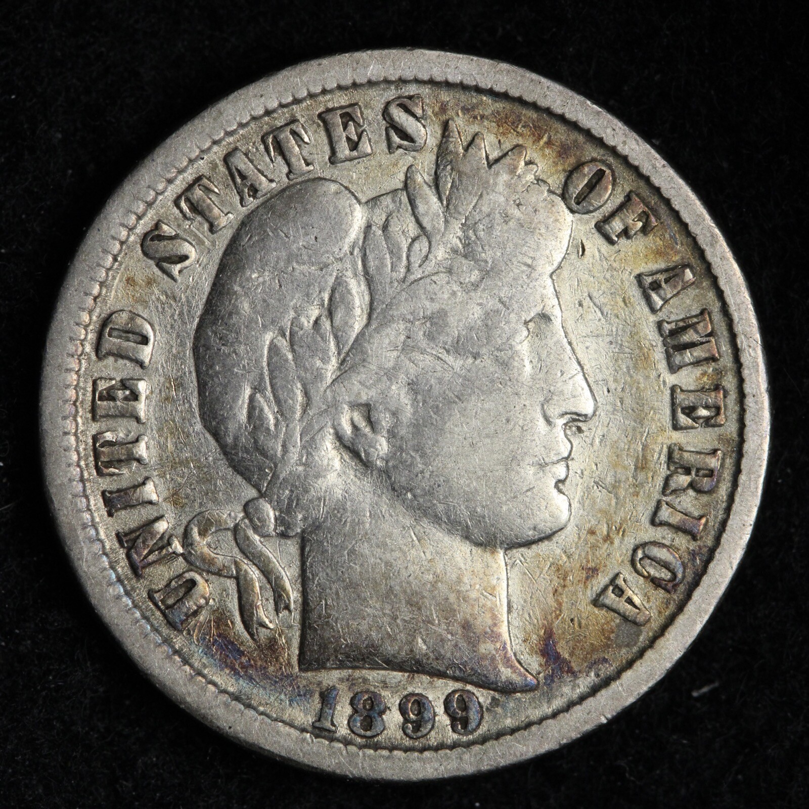 1899-O Barber Silver Dime CHOICE VF E264 WHP