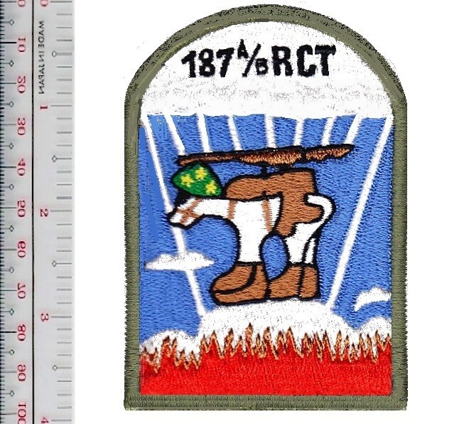 US Army Korean War 187th Regimental Combat Team Rakkasan 11th AirborneNO TARIFF
