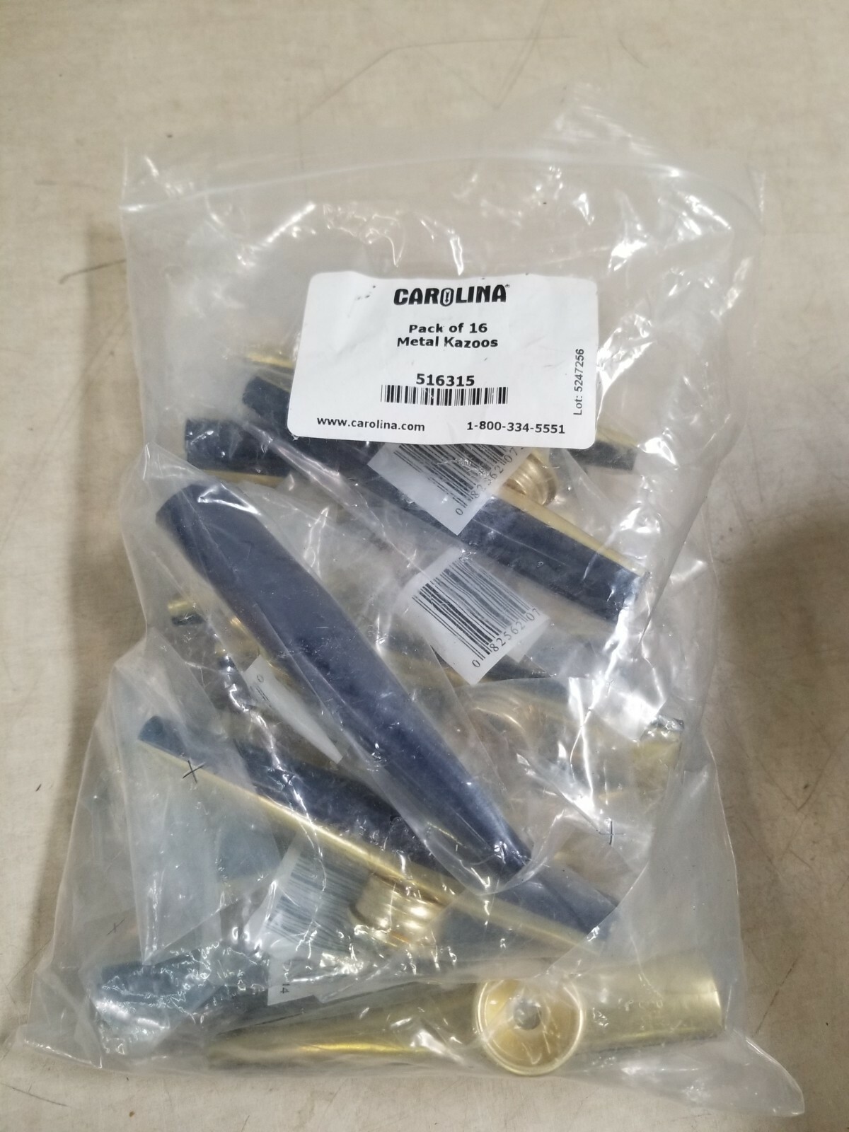 Pack of 15 - Carolina Metal Kazoos 516315