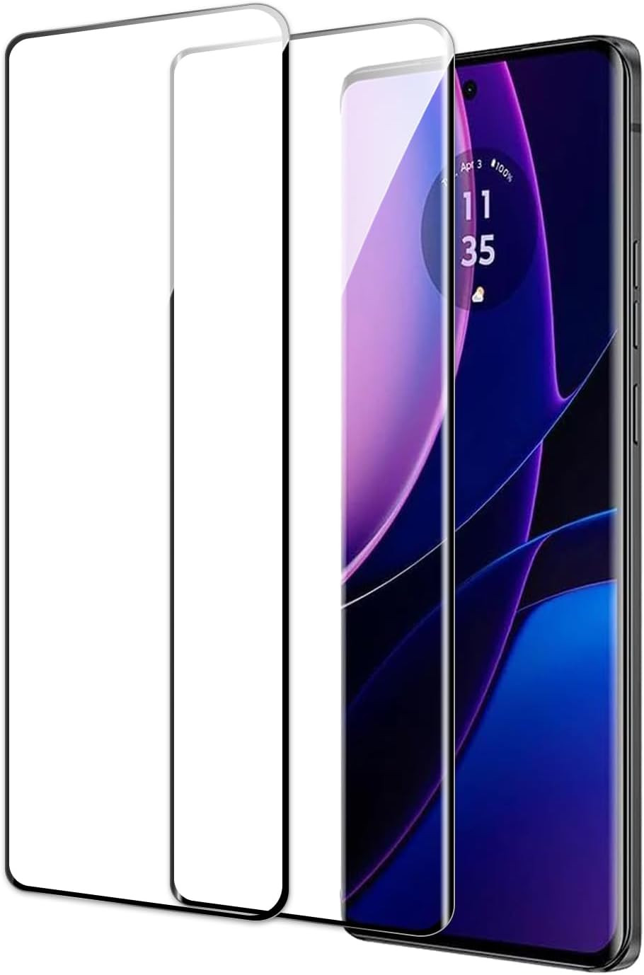 [2 Pack] Compatible with Moto Edge (2024) / Moto Edge (2023) 3D Screen Protector