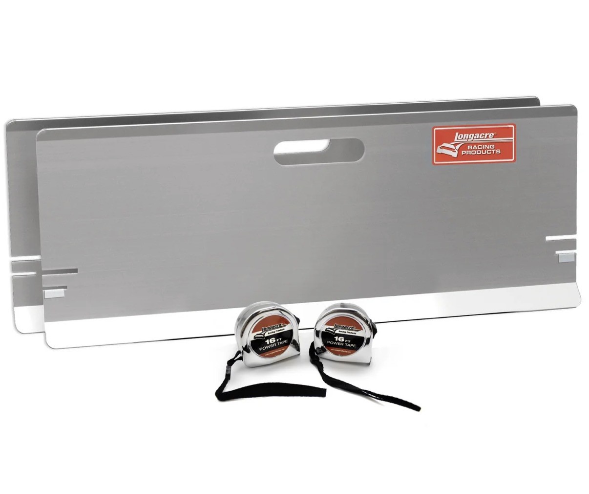 Longacre Racing 79501 Aluminum Toe-In Plates w/ Magnets w/ Two Tape Measures