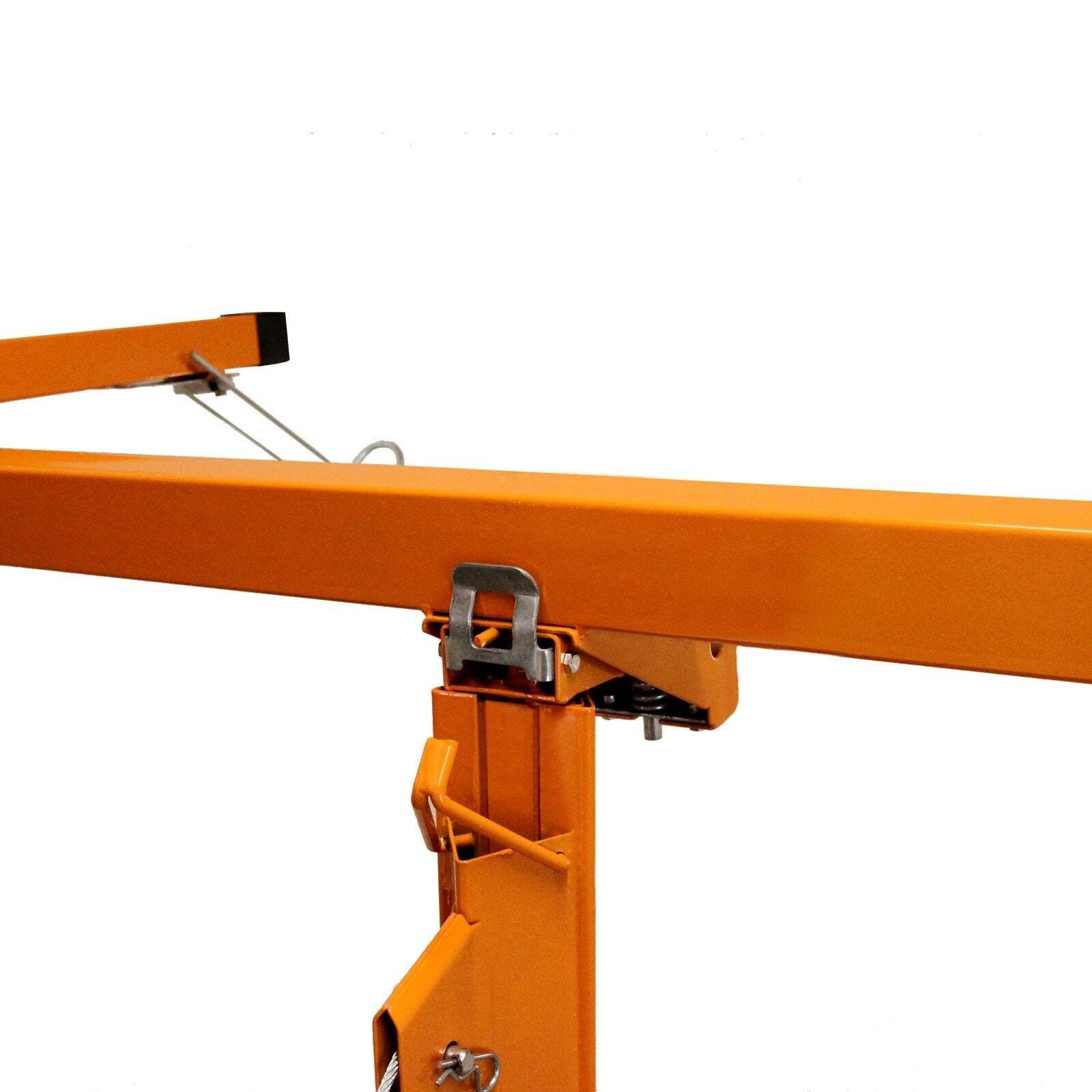 11ft Drywall Lifter Panel Hoist Jack Rolling Caster Lockable 150 lbs