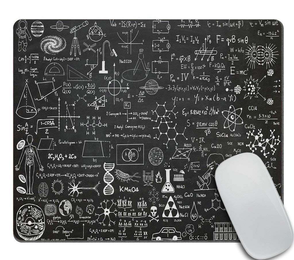 Amcove Cool Science Mouse Mat Pad - Biology Chemistry 9.5*7.9 Inch, Am10