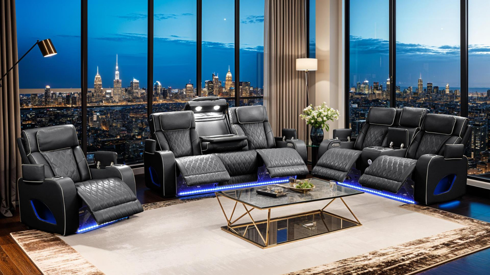 Fortuner 2 Piece Reclining Living Room Set comes in a choice of 3 Colors