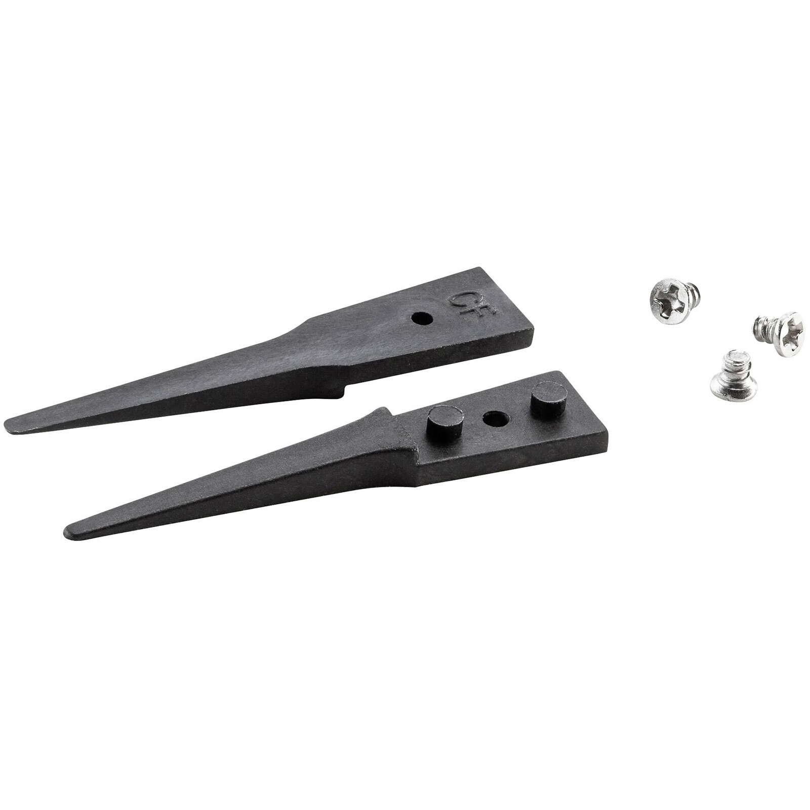 Ideal Tek A242CF Replacement Tip Tweezers, 40mm, Carbon Fiber, Safe ESD