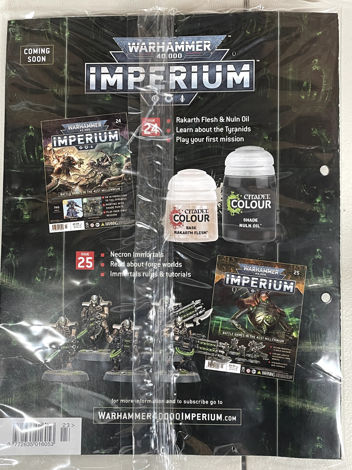 Games Workshop Warhammer 40k Imperium Magazine Issue 25 Necron Immortals