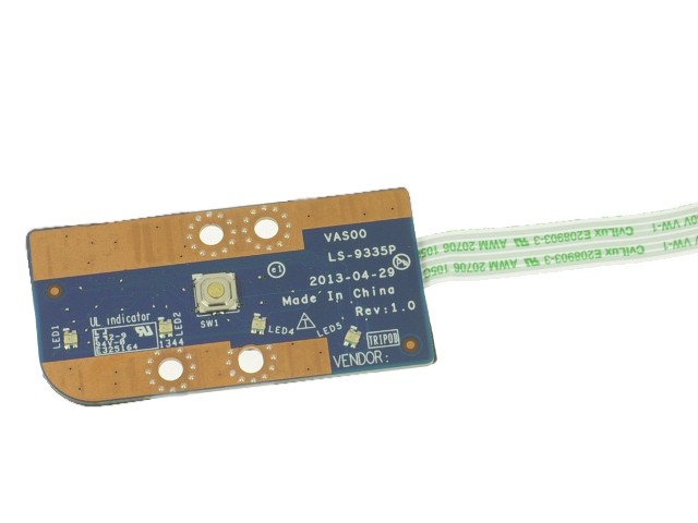 OEM Alienware 18 R1 Power Button Circuit Board 9335P