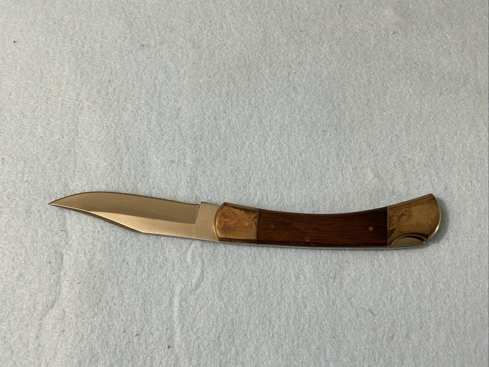 Vintage Stanley Proto 18545 Folding Lock Back Knife &leather Sheath NIB