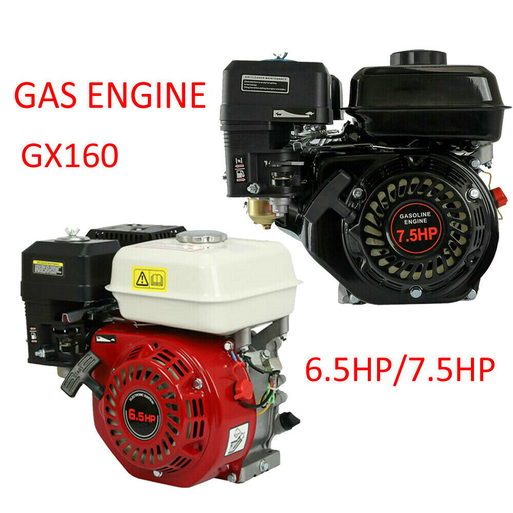 New For Honda Gx160 6.5 Hp / 7.5 Hp Pull Start Gas Engine Motor Power 4 Stroke