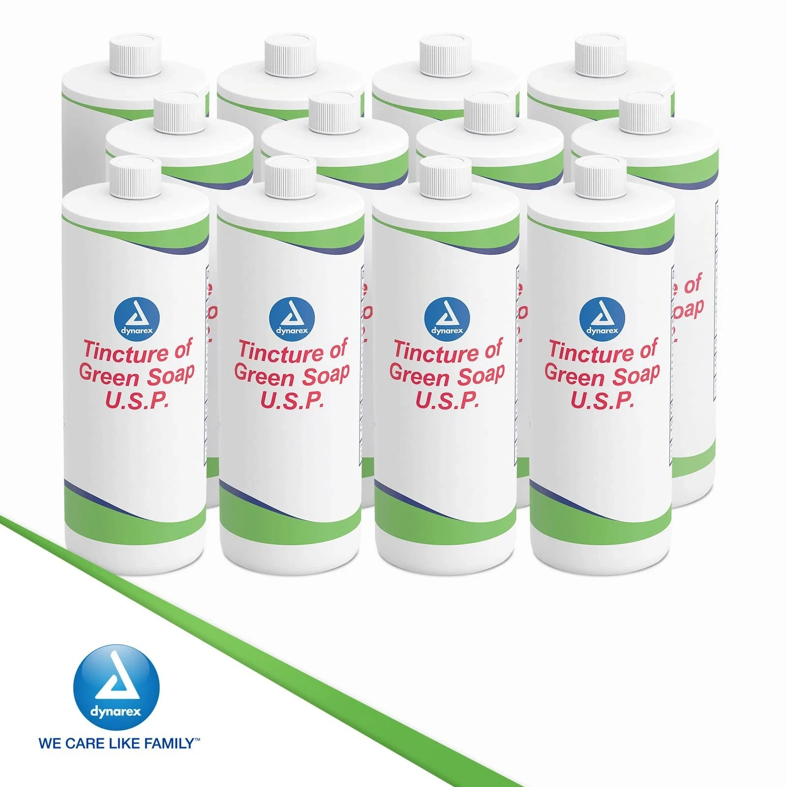 Dynarex Green Soap 12 Case 16oz Bottles