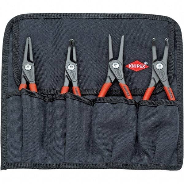 Knipex 4 Piece Snap Ring Plier Set Comes in Tool Roll