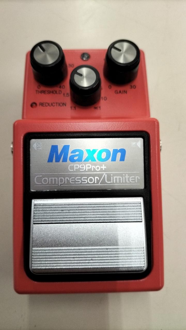 Maxon CP9Pro+ Compressor Guitar Effect Pedal Tested Working Japan