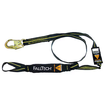 Falltech 8242L Arc Flash Arc Flash Rated Shock Absorbing Lanyard, 6 Ft. Length,