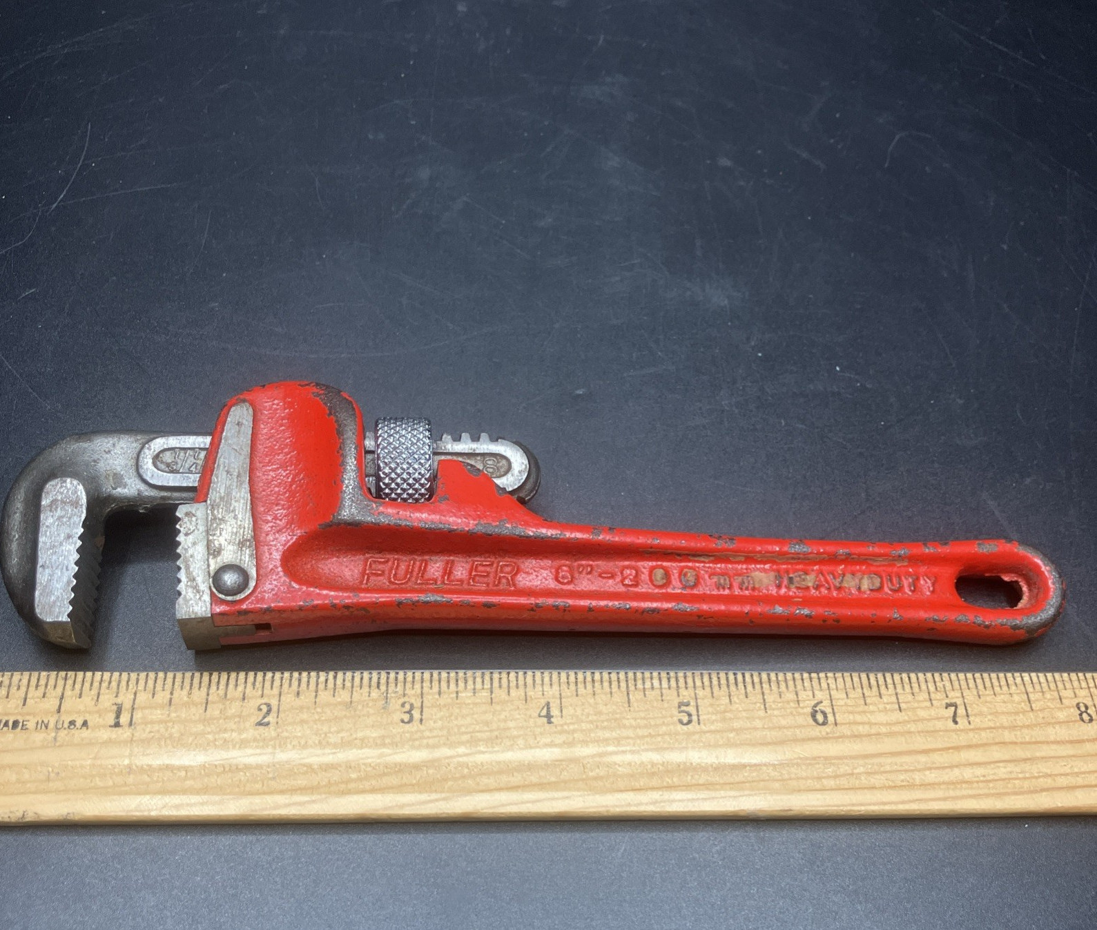 Vintage Fuller 8" Pipe Wrench Made in Japan