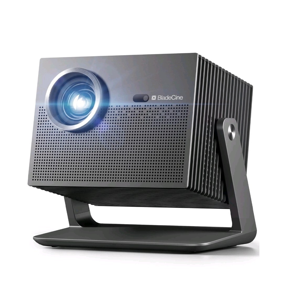 BLADECINE Cube 600 Netflix Projector, 1080P Portable Projector w/ Wifi Bluetooth