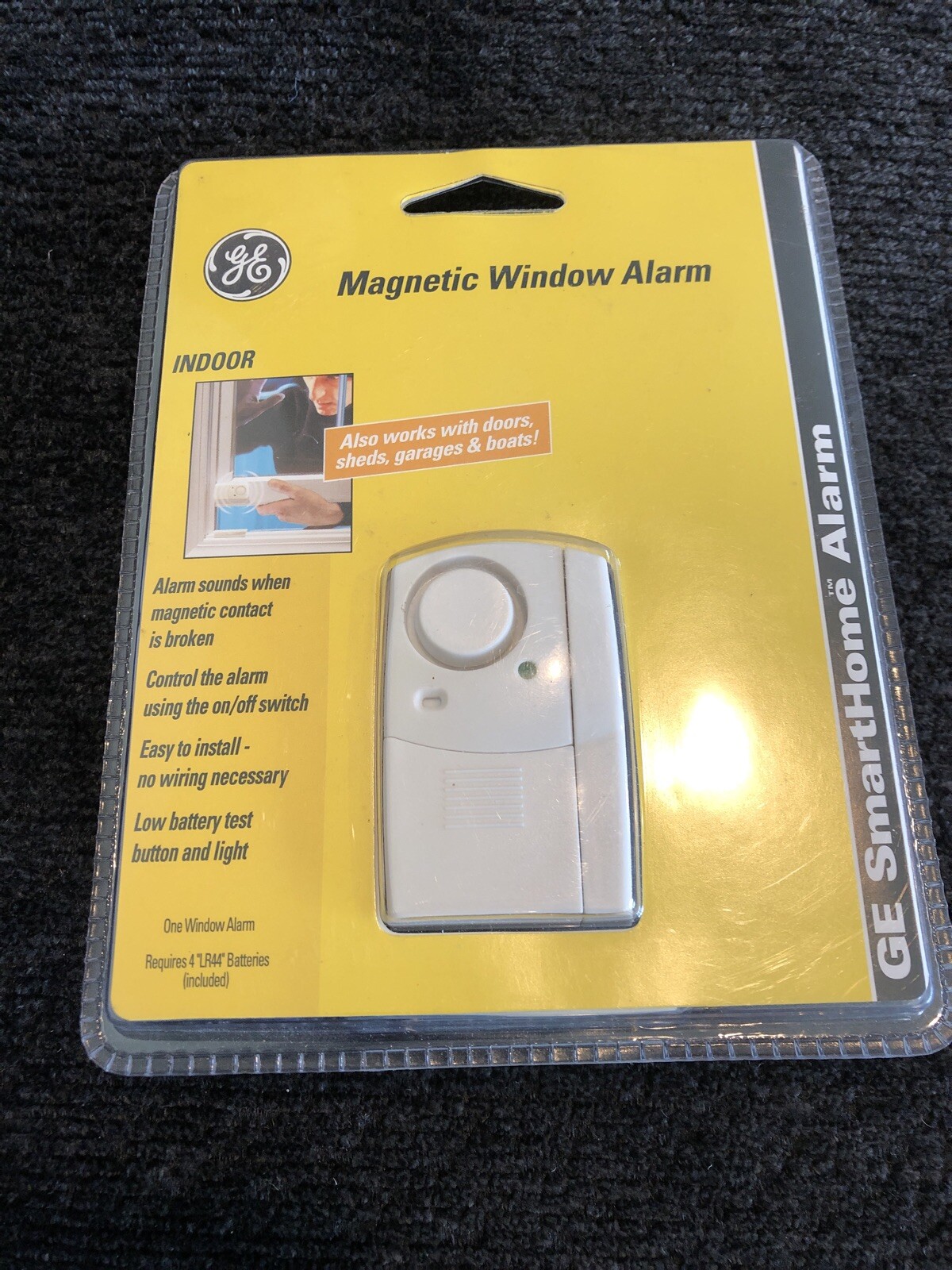 GE Magnetic Window Alarm Indoor #52597 SmartHome - Brand New Sealed