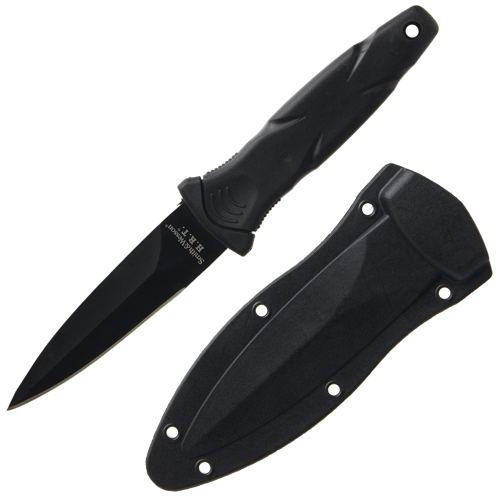Smith & Wesson HRT Black Boot Knife w/ Sheath SWHRT3BF  *BRAND NEW IN BOX*