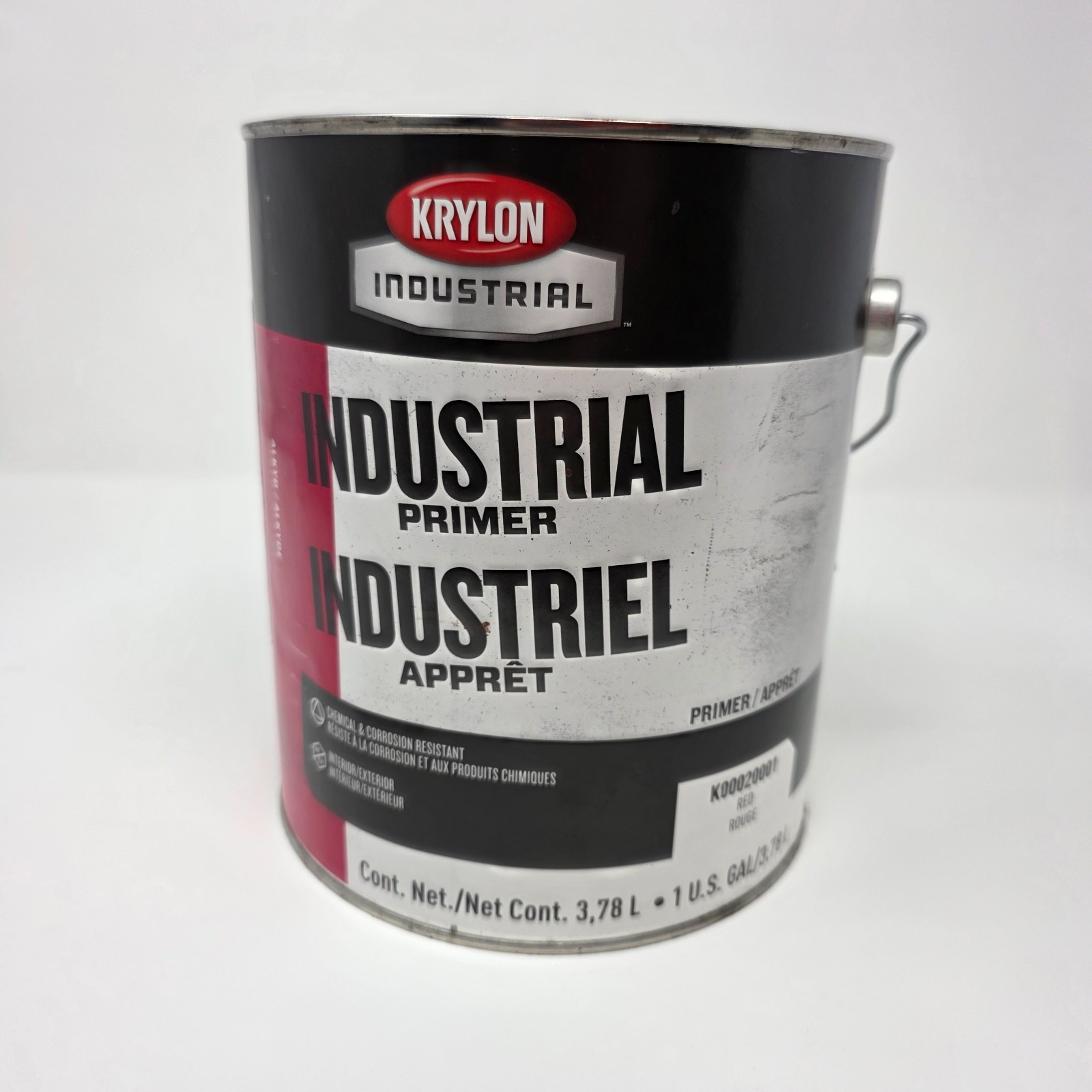 KRYLON K00020001  Industrial Primer Gallon Red Chemical and Corrosion Resistant