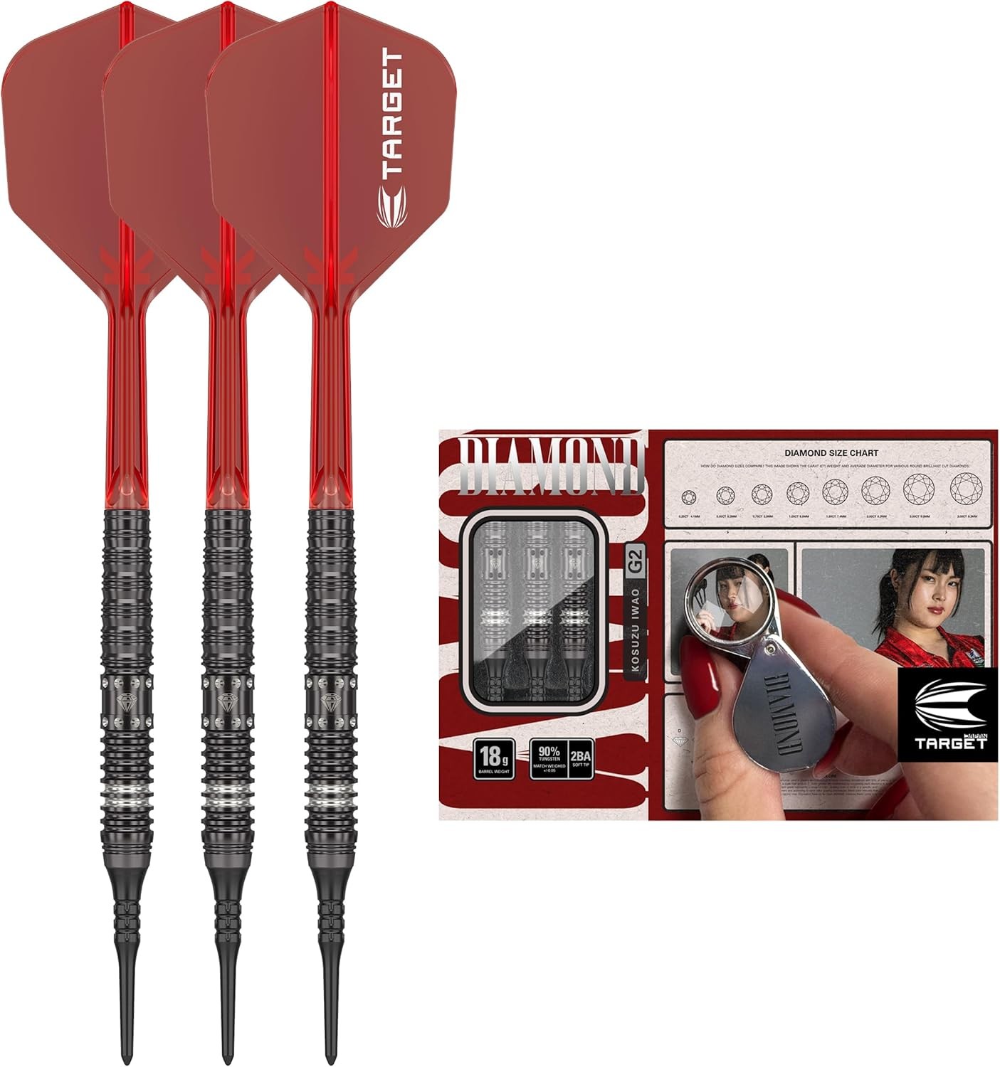 TARGET PRIME SERIES DIAMOND G2 90% 18G SOFT TIP