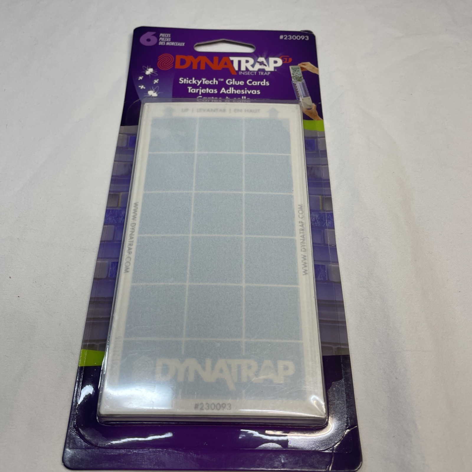 Dynatrap 230093 Replacement Glue Cards, 3In L X 1/64 In W, 6 Sheets