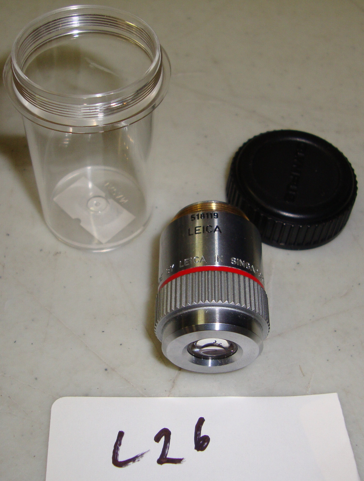 Leica 160/- Plan 4 / 0.10 microscope objective