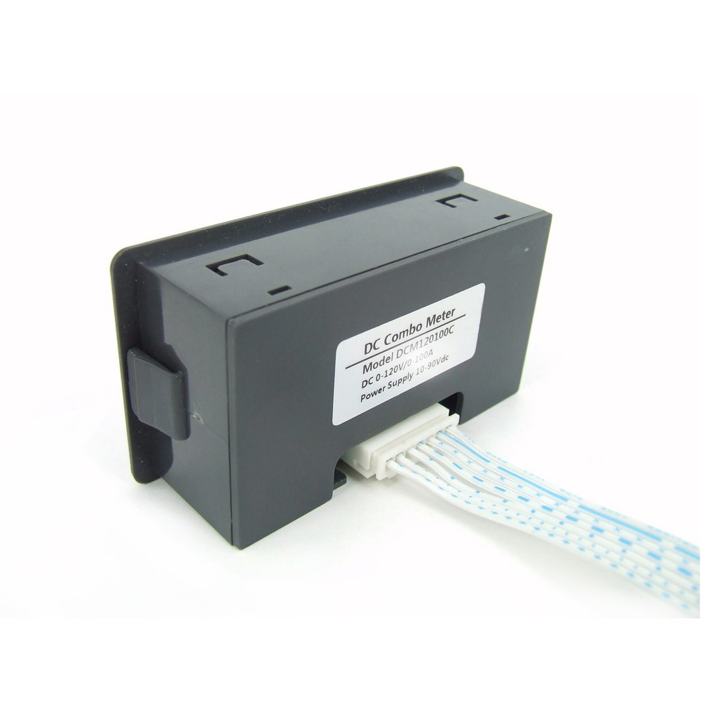 DC 90V50A Volt Amp Battery Capacity Power Combo Meter Charge Discharge Indicator