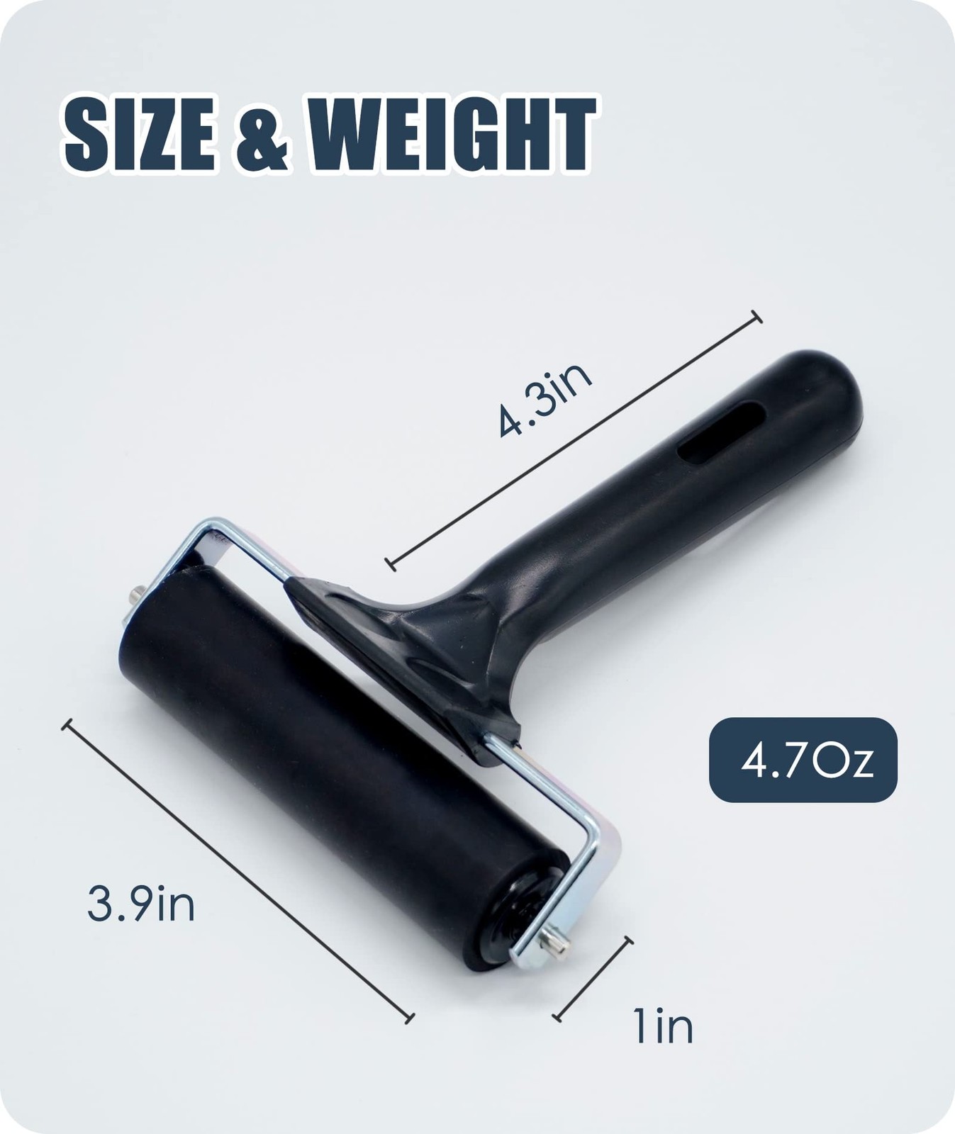 Rubber Brayer Roller for Boat Flooring Tools - Tape Roller for Decking Instal...